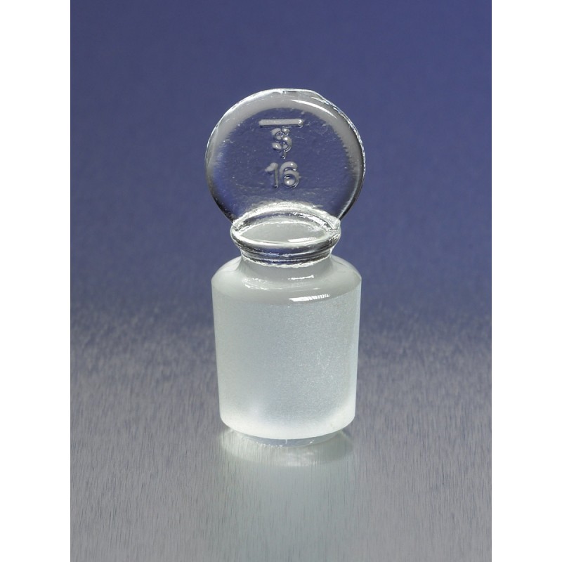 Corning 7661-27 PYREX® No. 27 Solid Glass Pennyhead Standard Taper Stoppers