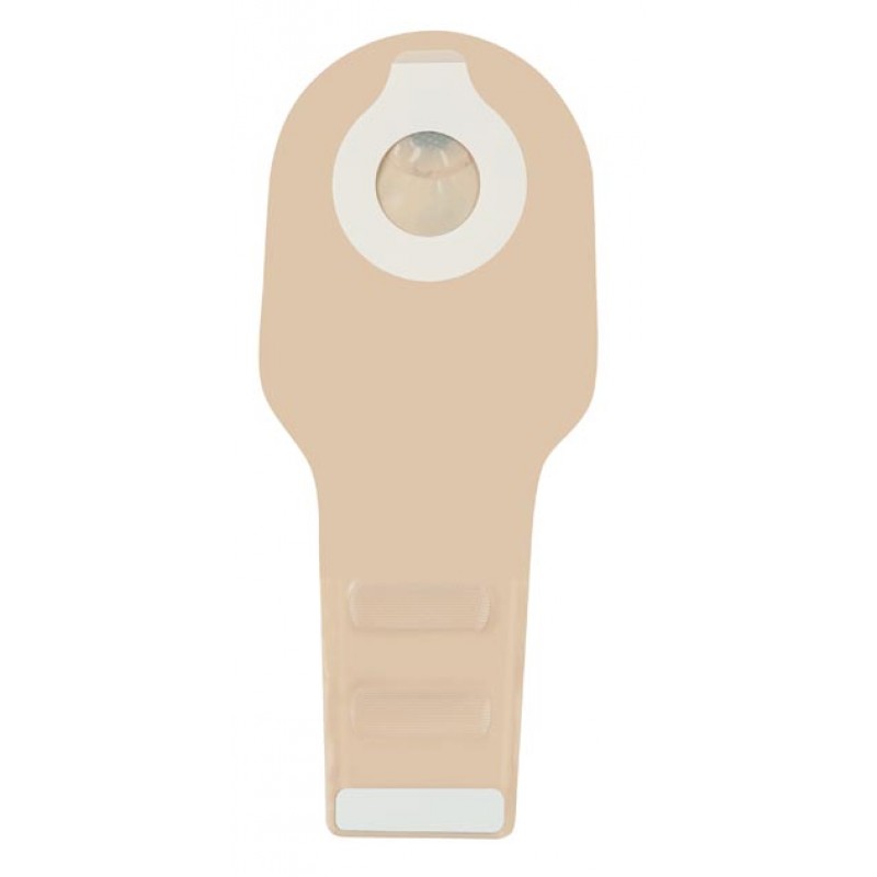 Convatec 411638 Adhesive Coupling, 8" Pouch with 1-Sided Comfort Panel, InvisiClose® Clipless Tail Closure System, Filter, Opaque, 1/5" - 1 1/4" Stoma Opening, 10/bx (Continental US Only)