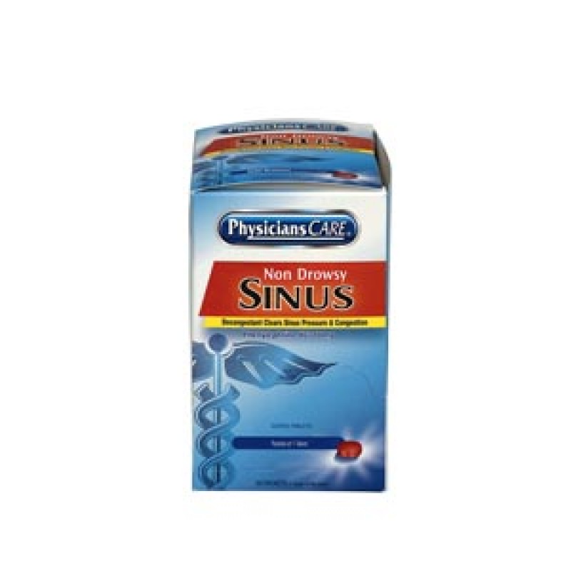 First Aid Only/Acme United Corporation 90087-004 PhysiciansCare Sinus, 1/pk, 50pk/bx (DROP SHIP ONLY - $150 Minimum Order)