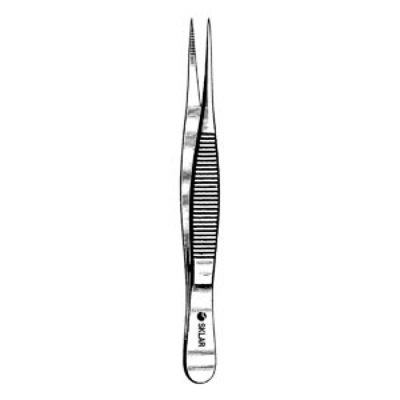 Sklar Instruments 19-3035 Fine Point Splinter Forcep, Serrated, 3.5" (DROP SHIP ONLY)