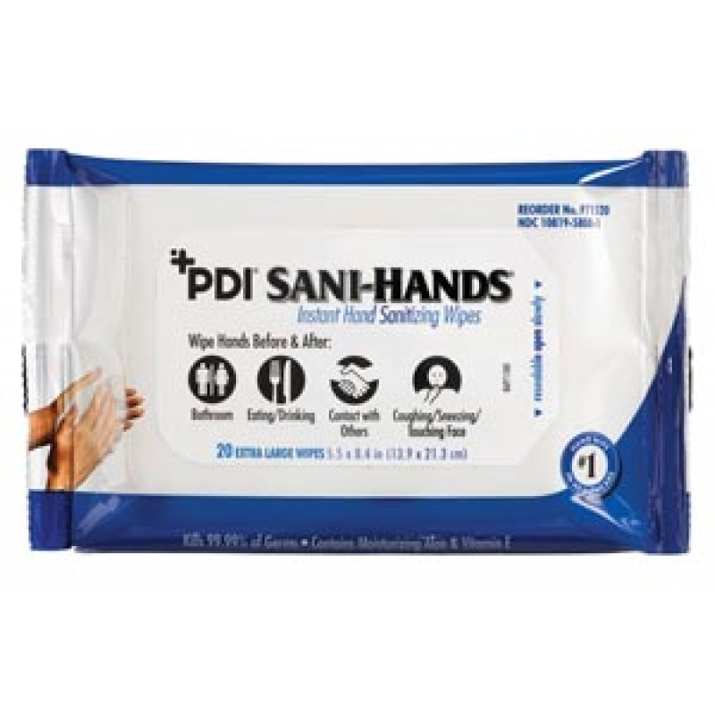 PDI - Professional Disposables, Intl. P71520 Bedside Pack, 8.4" x 5.5", 20/pk, 48 pk/cs (135 cs/plt) (US Only) (Item is considered Limited Quantity and cannot ship via Air or to AK, GU, HI, PR, VI) (Products cannot be sold on Amazon.com or any other 3rd p
