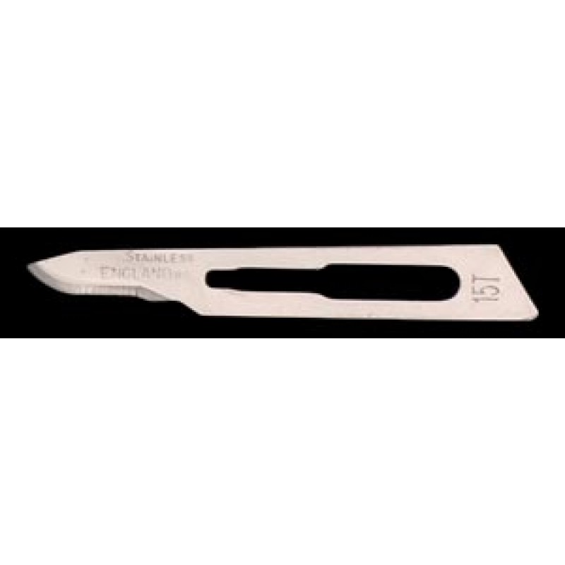 Cincinnati Surgical Company 0415 Blade, Stainless Steel, Size 15, Non-Sterile, Bulk, 500/pk (DROP SHIP ONLY)