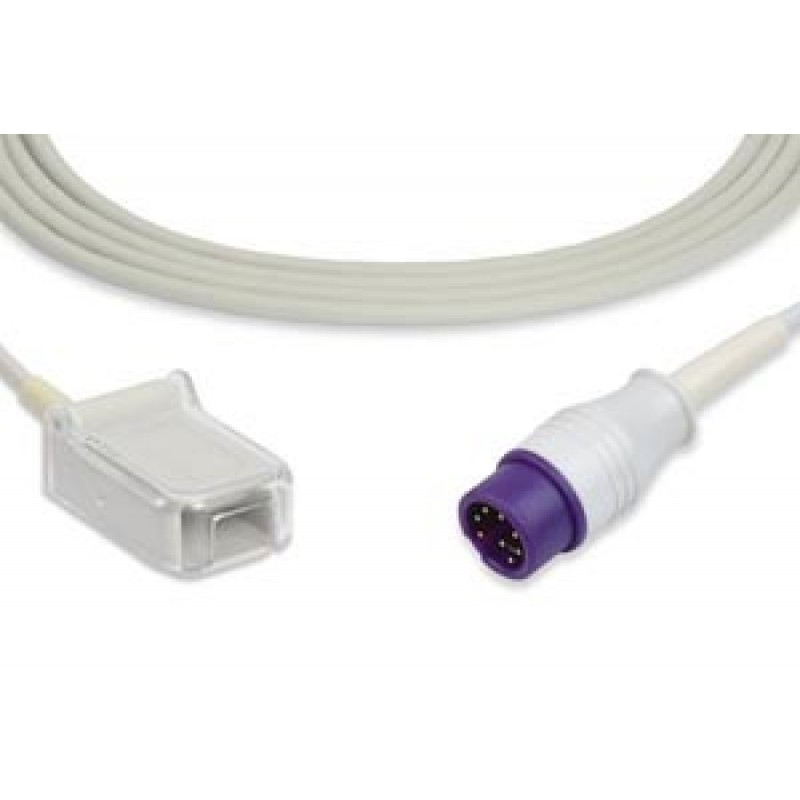 Cables and Sensors E708M-48R0 SpO2 Adapter Cable, 220cm, Mindray > Datascope Compatible w/ OEM: 115-020768-00 (DROP SHIP ONLY) (Freight Terms are Prepaid & Added to Invoice - Contact Vendor for Specifics)