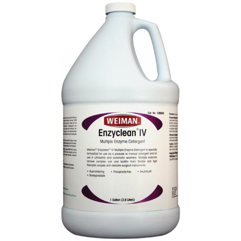 Micro-Scientific, USA 128EME Enzyclean® IV Multiple Enzyme Detergent, 1 Gallon, 4/cs (US Only) (36 cs/plt)