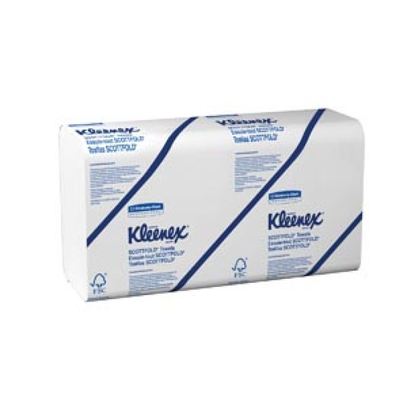 Kimberly-Clark Professional 13253 Kleenex® ScottFold Towels, 8.1" x 12.4", White, 120 sheets/pk, 25 pk/cs (24 cs/plt) (091452) (Products cannot be sold on Amazon.com or any other 3rd party site)