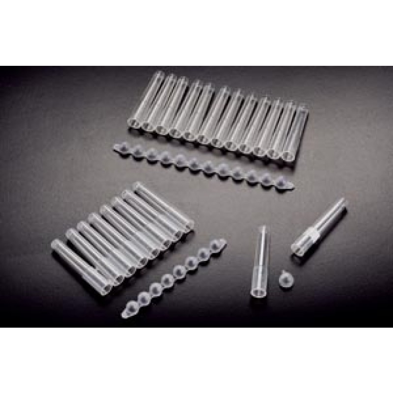 Simport Scientific T100-26 Strip of 12 Tubes, No Writing Surface, Non-Sterile, 80/bg, 5 bg/cs