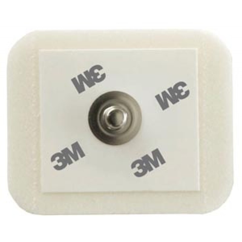 3M Health Care 2228 Monitoring Electrode, No Abrader, 4.4cm Dia, 50/bg, 20 bg/cs (Continental US+HI Only)