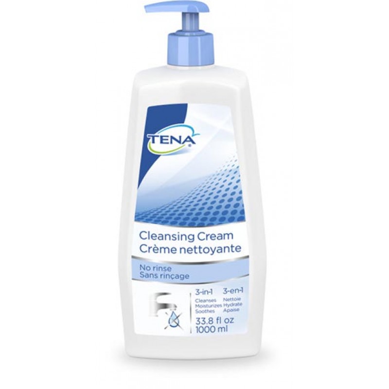Essity Health & Medical Solutions 64435 Cleansing Cream, 33.8 fl oz Pump Bottle, 8/cs