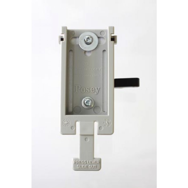 TIDI Products, LLC 8208H Alarm Mounting Bracket, Modular Horizontal Track System (Continental US + HI Only)