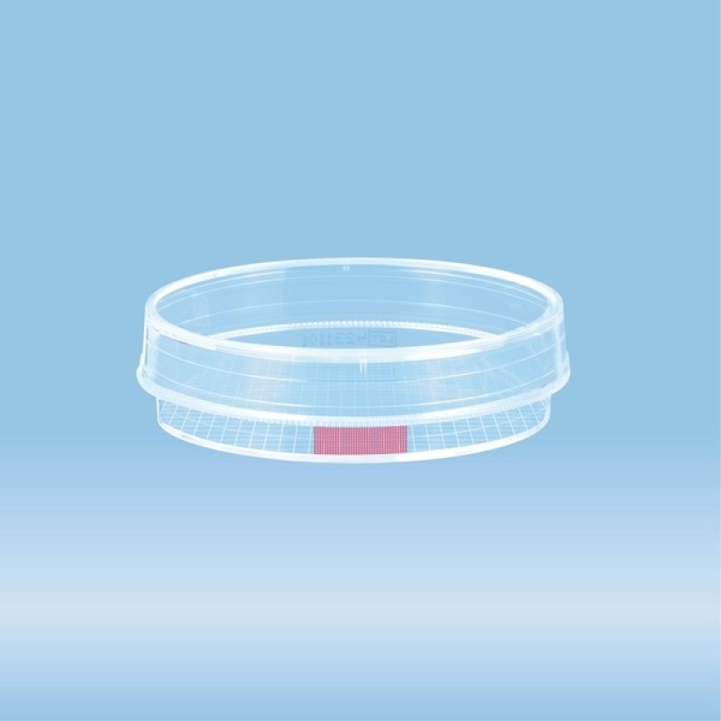 Sarstedt Petri Dish, Polystyrene, TC  Treated, Vented, Growth Area (21 cm²), Working Volume (5 mL), Diameter (60 mm) (10/Bag, 500/Case)