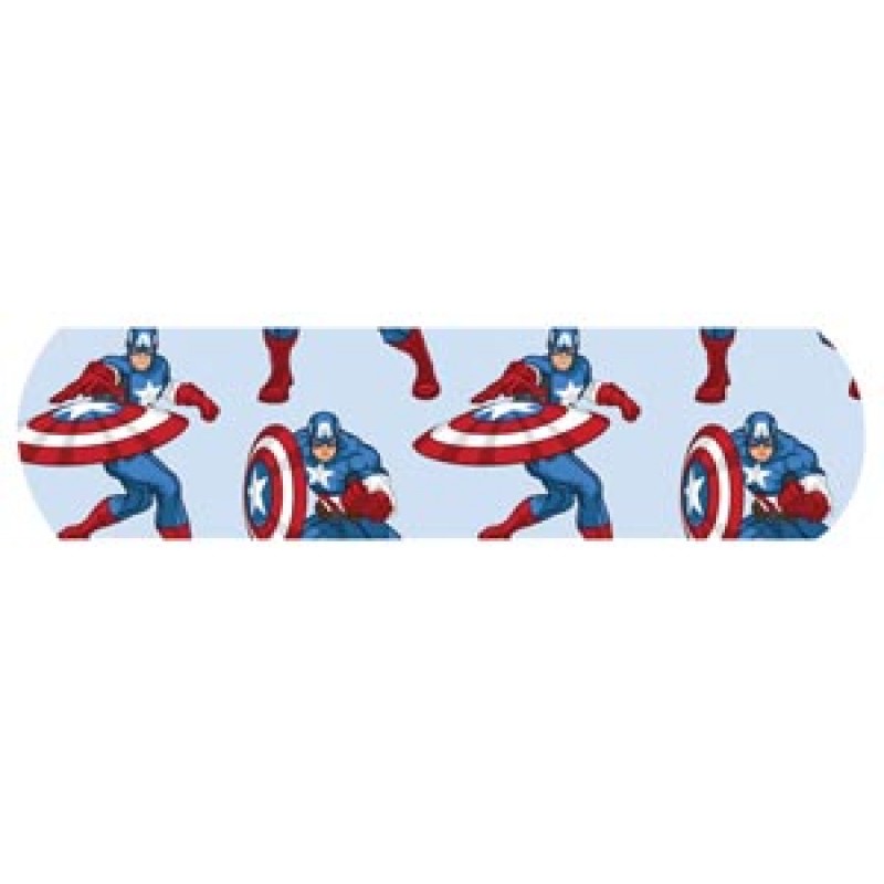 Dukal Corporation 1087837 Avengers Black Panther, Captain America, Ironman® Adhesive Bandage, ¾" x 3", 100/bx, 12 bx/cs
