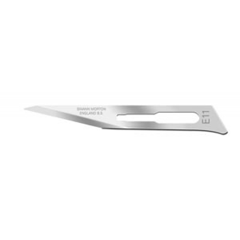 Cincinnati Surgical Company 00SME11 Blade, Swann Morton, Carbon Steel, Size 11, Sterile, 100/bx (DROP SHIP ONLY)