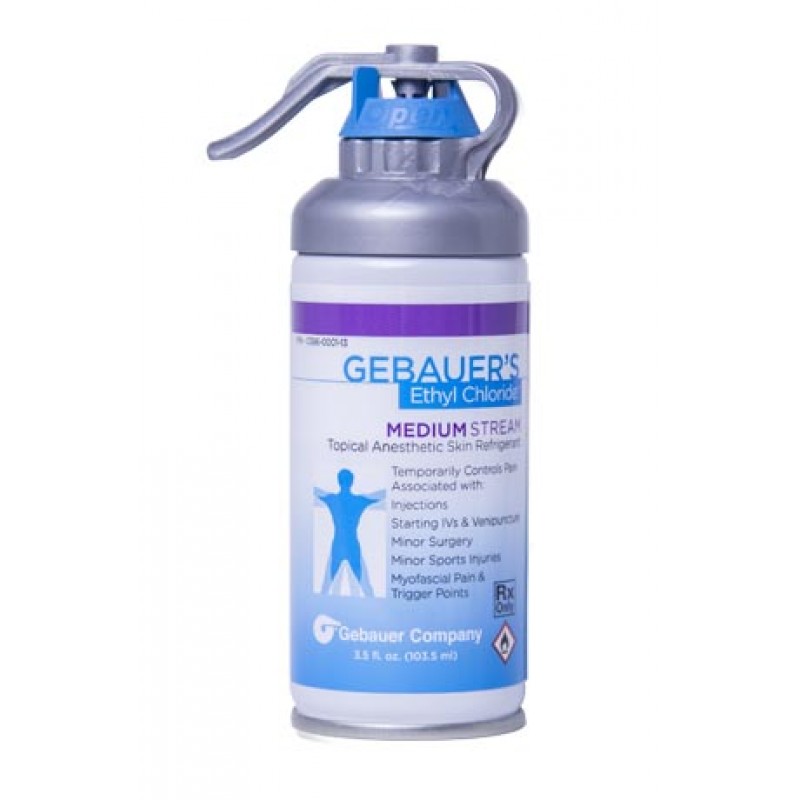 Gebauer Company 0386-0001-11 Medium Stream, 3.9 fl oz (115ml), Accu-Stream 360, Aerosol Can (Rx), 12/dz (Item is considered HAZMAT and cannot ship via Air or to AK, GU, HI, PR, VI - See Vendor Information Page for more details) (Item is Non-Returnable)