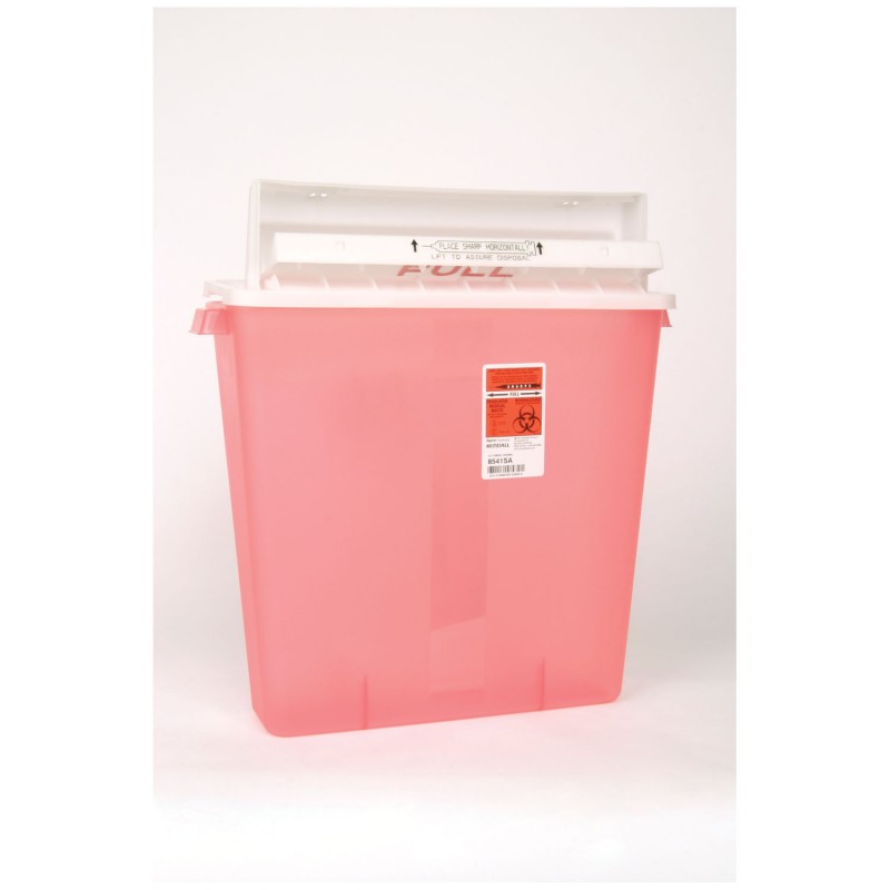 Sharpstar, 4 Gal, Transparent Red, Counter Balanced Lid, 10/cs (Continental US Only)
