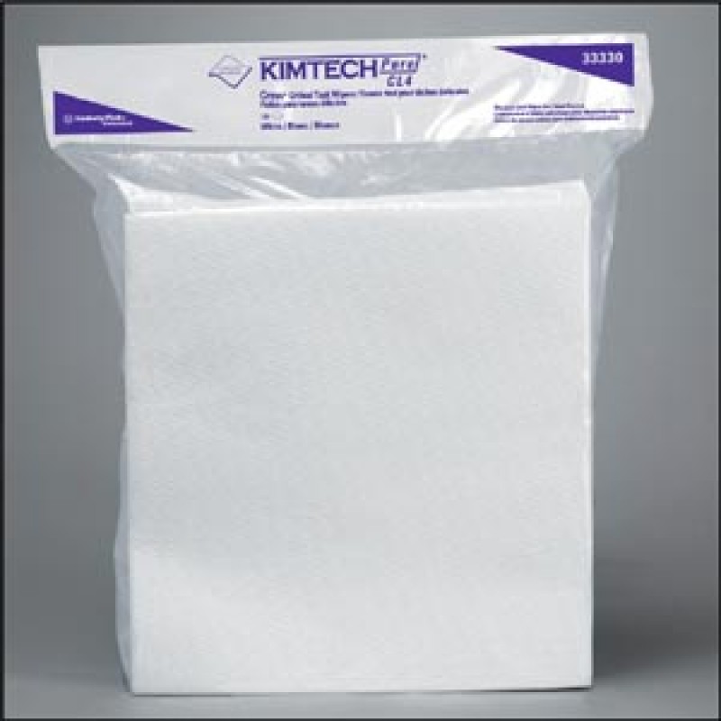Kimberly-Clark Professional 33330 KIMTECH PURE CL4 Critical Task Wiper, White, 11½" x 12", 100/pk, 5 pk/cs