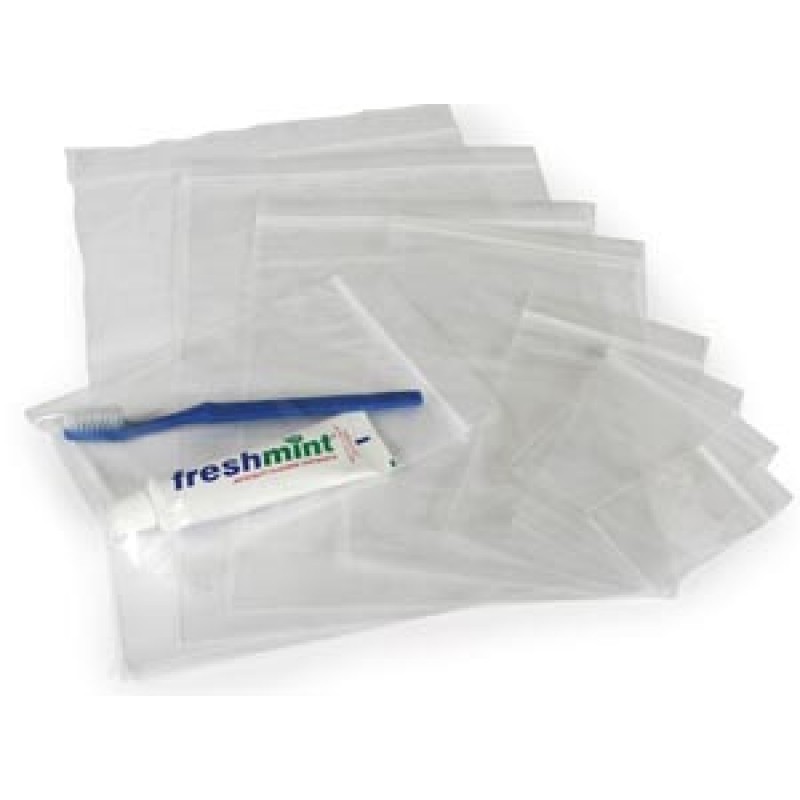 New World Imports ZIP1012 Reclosable Clear Bag, 10" x 12", 100/bg, 10 bg/cs