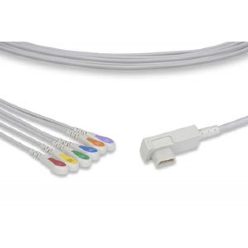 Cables and Sensors 10029 ECG Leadwire 6 Leads (New Style) Snap,  Medtronic > Physio Control Compatible w/ OEM: 11111-000022, 11111-000022 (DROP SHIP ONLY) (Freight Terms are Prepaid & Added to Invoice - Contact Vendor for Specifics)