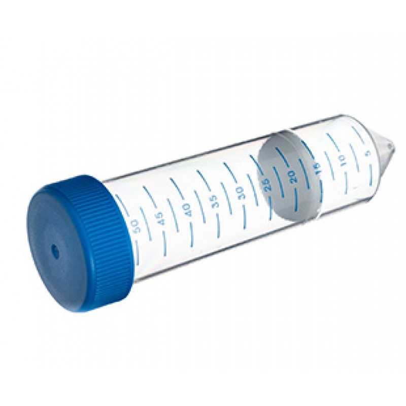 50 mL Leucosep® Tube w/Porous Barrier at 15 mL graduation, PP, Sterile, Conical Bottom, Un-filled