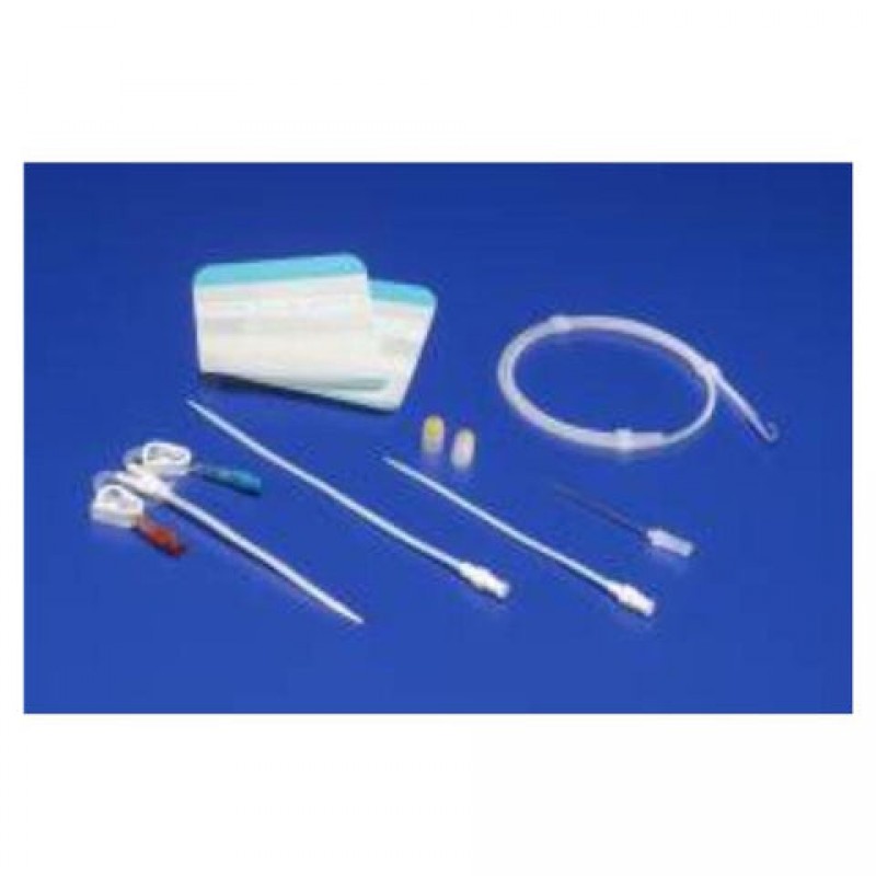 Dual Lumen Acute Dialysis Catheter, 11.5FR, 13.5cm, Curved Extensions, Kit, 5/ctn (Continental US Only)