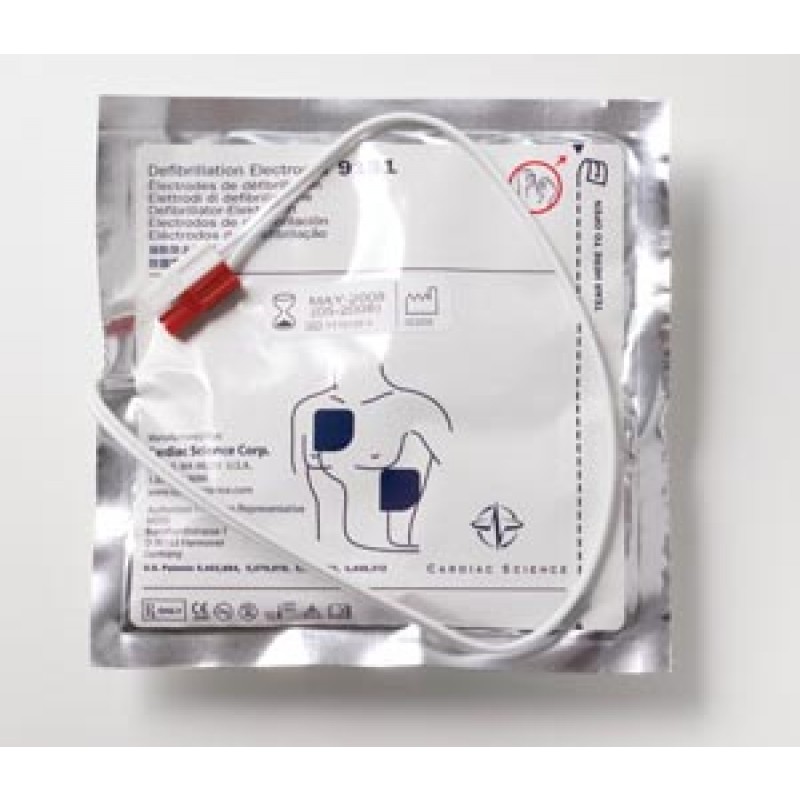 Zoll Medical 9131-001 Adult Defibrillation Electrodes, For Powerheart or CardioVive AEDs, 2 Year Warranty, 1 set/pk