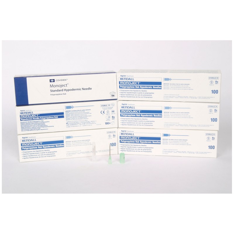 Hypo Needle, 18G x 1" B, 100/bx, 10 bx/cs (Continental US Only)