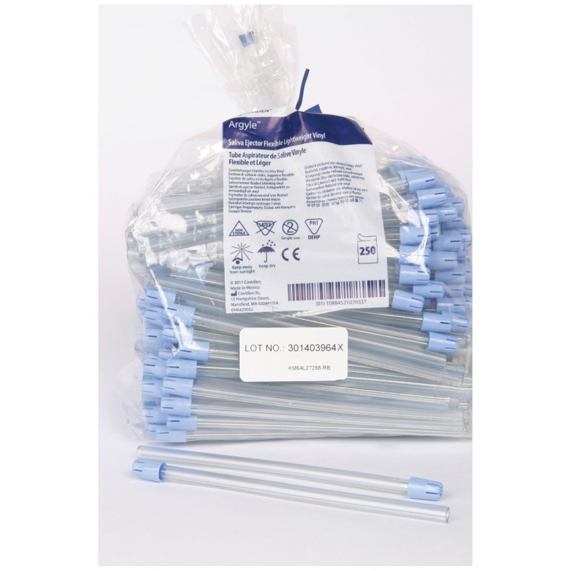 Saliva Ejector, 250/bg, 4 bg/cs (42 cs/plt) (Continental US Only)