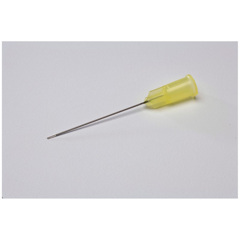 Endodontic Irrigation Needle, 27G, x 1¼ (31.7mm), Yellow, Sterile, 25/bx, 4 bx/cs (Continental US Only)