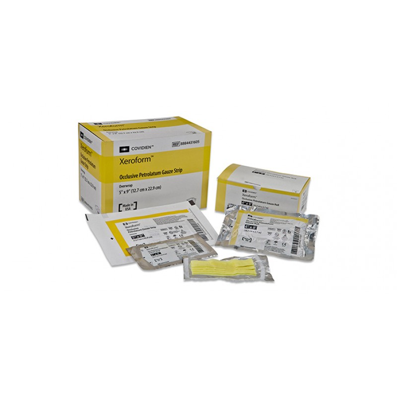 Petrolatum Gauze Dressing, 2" x 2" Patch Peelable Foil Packs, 150/cs (Continental US Only)