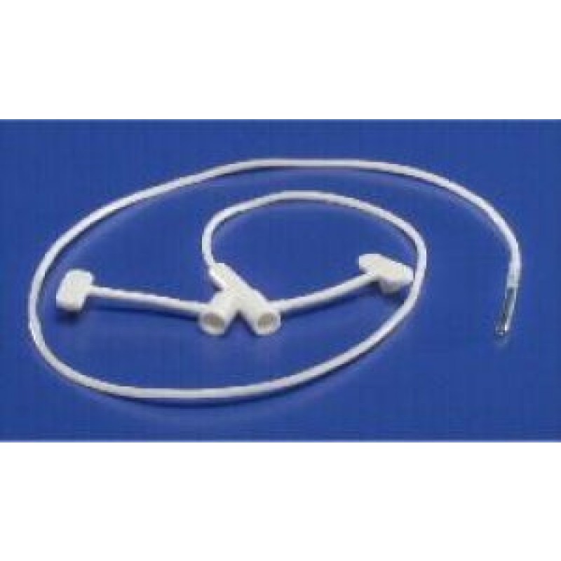 Kangaroo™ Polyurethane Nasogastric Tube, Radiopaque Line, Non-Weighted with Y-Port, Neonatal/Pediatric, 6FR, 50", Dual Port, Purple, 10/pk, 1 pk/ct (Continental US Only)