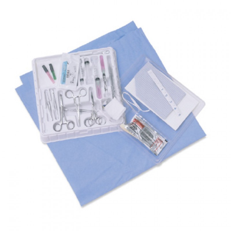 Umbilical Vessel Catheter Insertion Tray, No Catheter, Fine Tip Forceps, 5/cs (Continental US Only) (Item on Manufacturer Backorder – Inventory Limited when Available)