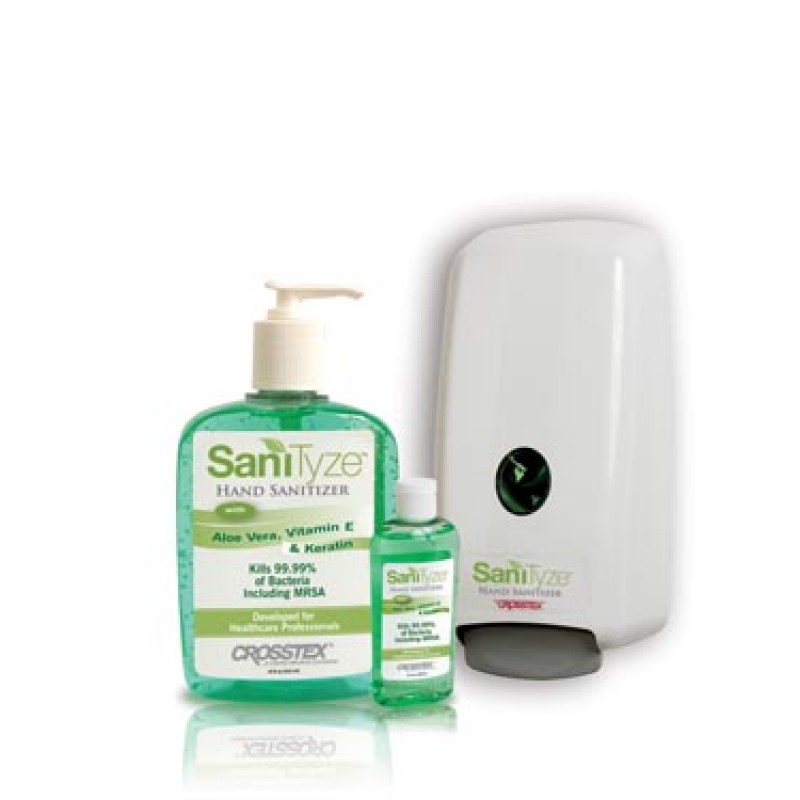 Crosstex International JWGPRO1 Promo Pack: (2) Sanityze Dispensers & (6) 1000mL Sanityze Pouches