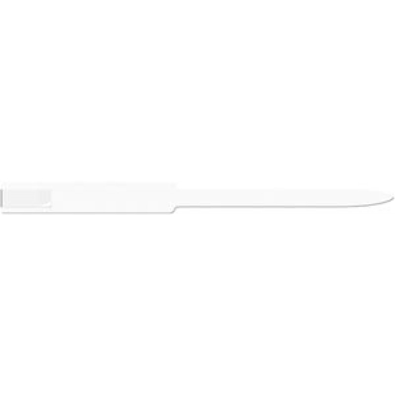 Medical ID Solutions 8221C Wristband, Adult, Imprinter, Self Adhesion, Soft Vinyl, Custom Printed, White, 250/bx
