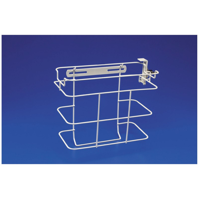 Wall/ Cart Bracket for 8 Qt Multi-Purpose & Chemosafety Containers, 7½" H x 6½" D x 10" W, 5/cs (Continental US Only)