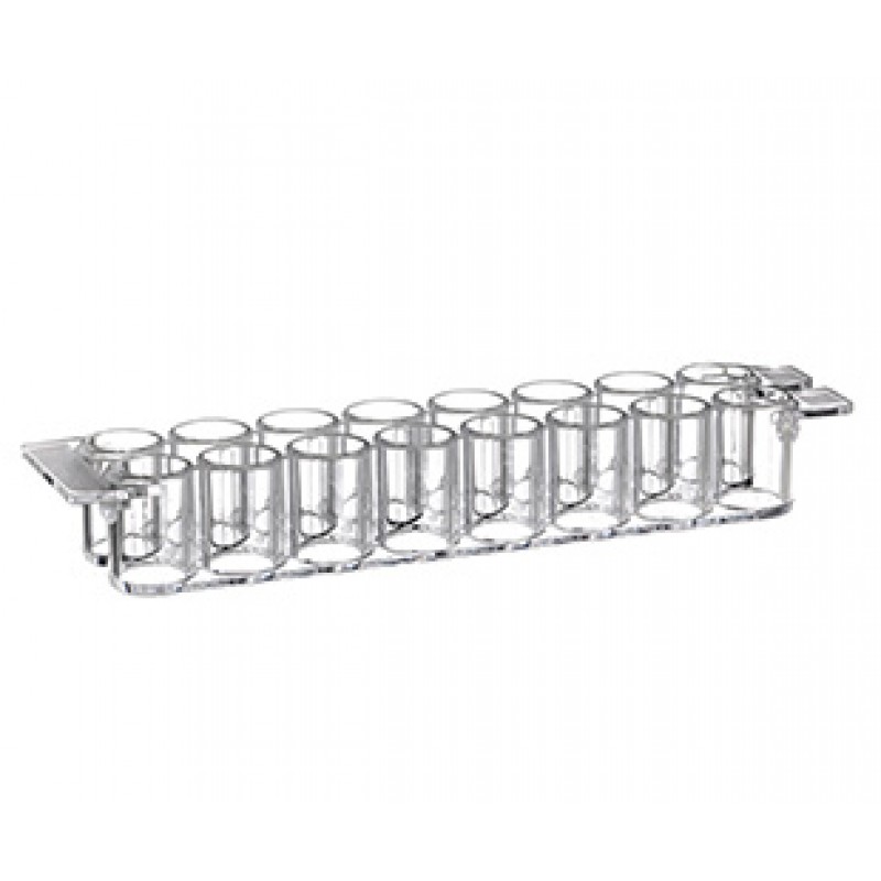 F16 MICROLON® 200 Well Strips, PS, Medium Binding, 2x8 Flat Bottom Strips, Clear