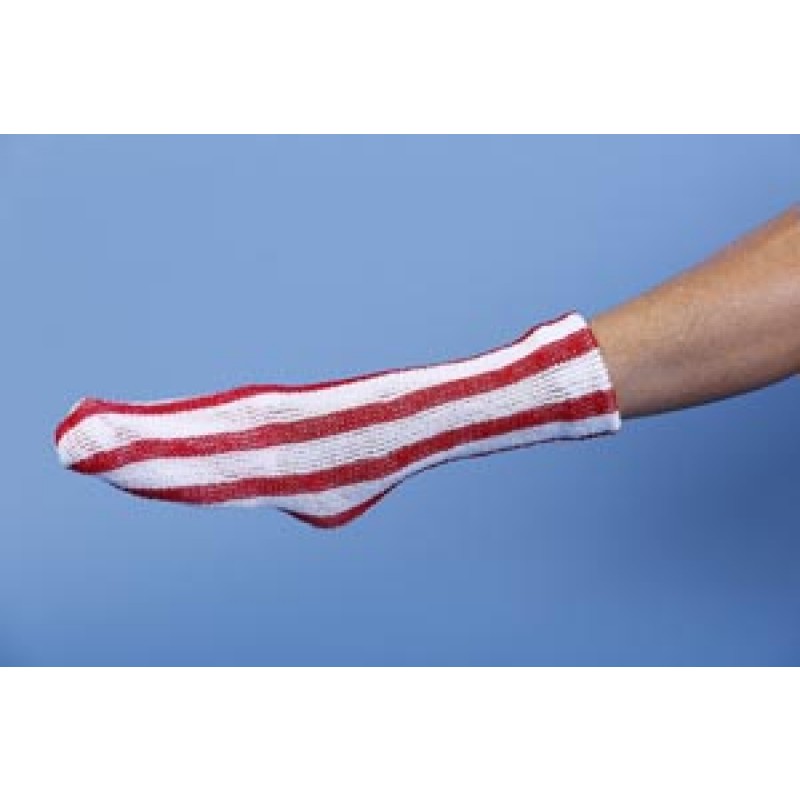 Medi-Tech International Corp MTSCGR08 Surgi-Color Guard Patient Safety Elastic Net Retainer, Latex-Free, 25yds Stretched, Red/White, Size 8, Stretches To 40 Circumference