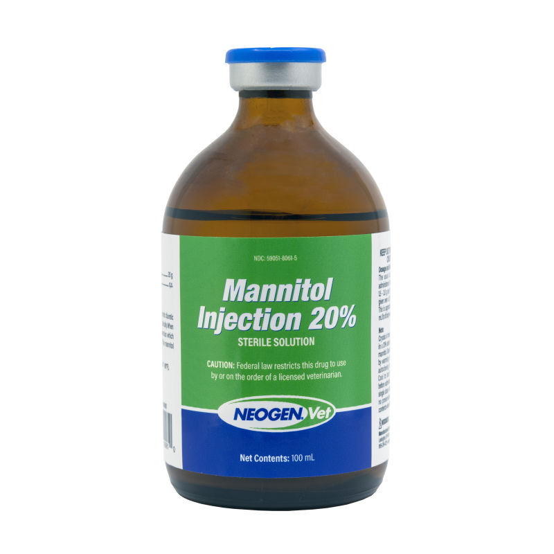 NEOGEN CORPORATION 9061 MANNITOL 20% INJ. (NEOGEN LABEL) 100ML EA