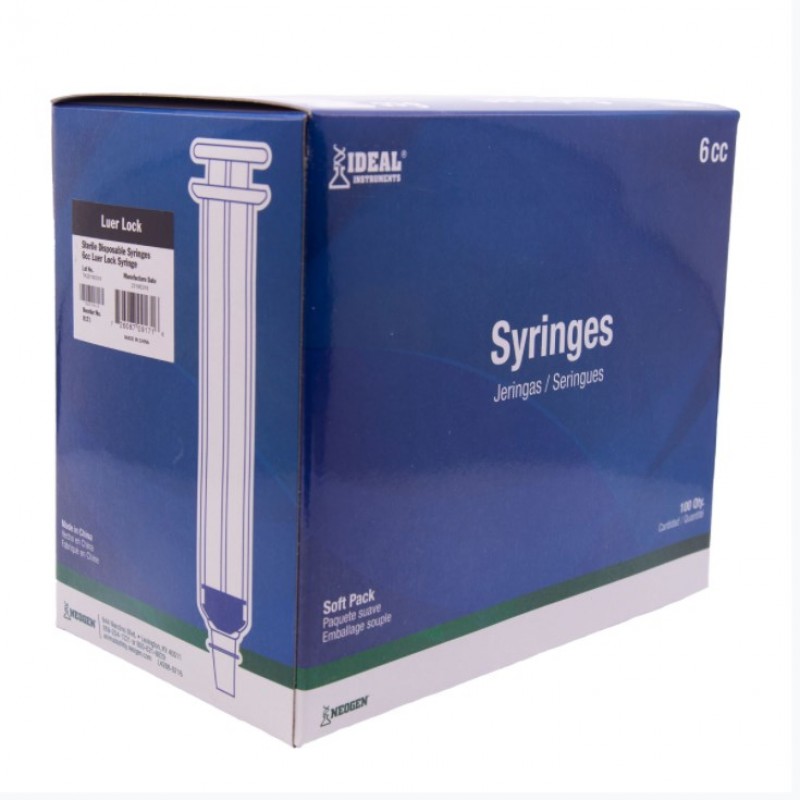 NEOGEN CORPORATION 9171 SYRINGE 6CC LL SOFT PACK 100S