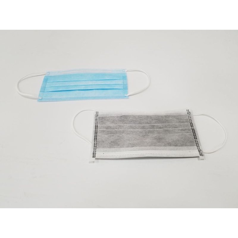 Four-layer PP acticarbon non-woven lab protection mask, 50/pk, 500/cs