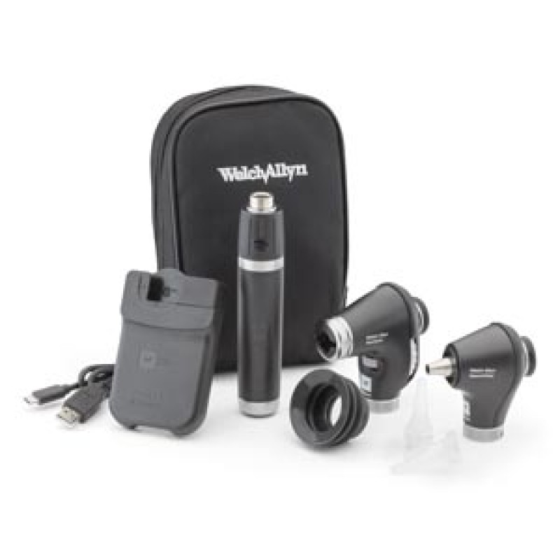 Hillrom 71-PM3LXES-US Diagnostic Set with PanOptic Ophthalmoscope and MacroView Otoscope, for iExaminer, Soft (US Only)