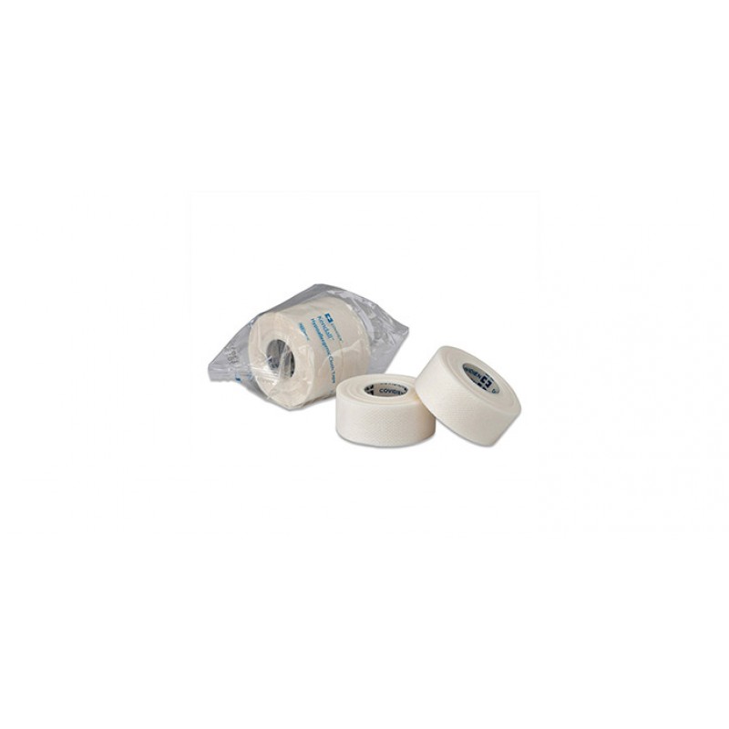 Cloth Tape, Hypoallergenic, 1" x 10 yds, 2/pk, 12 pk/cs (Continental US Only)