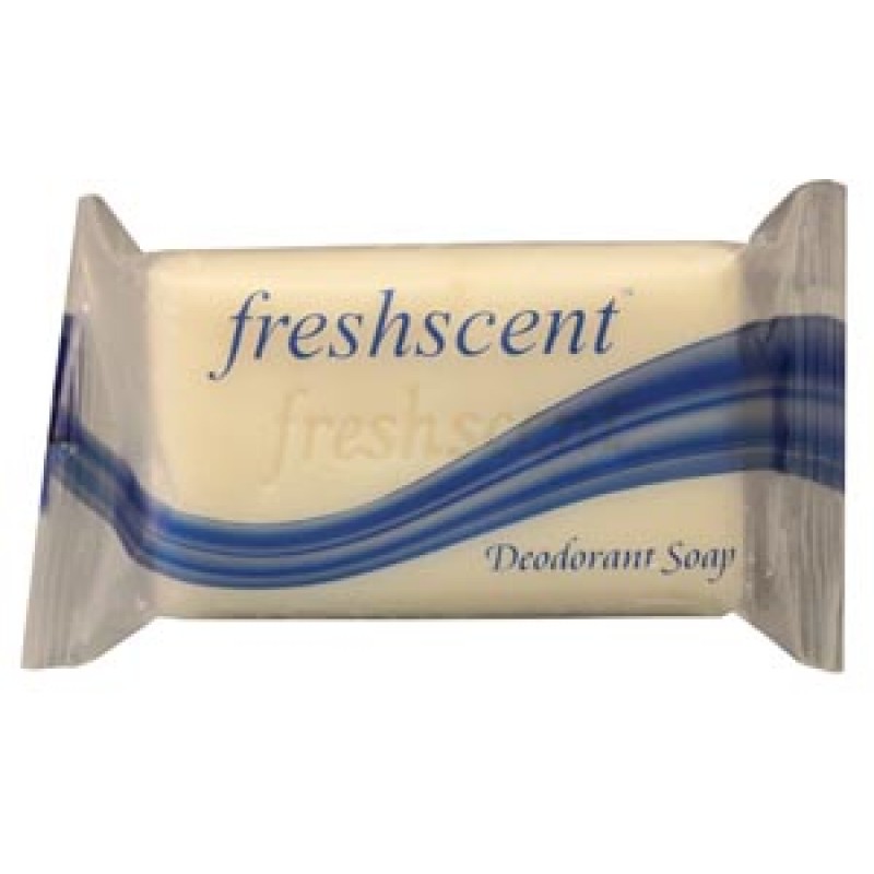 New World Imports S5 Freshscent Deodorant Soap, #5, Individually Wrapped, Bulk, 100/cs