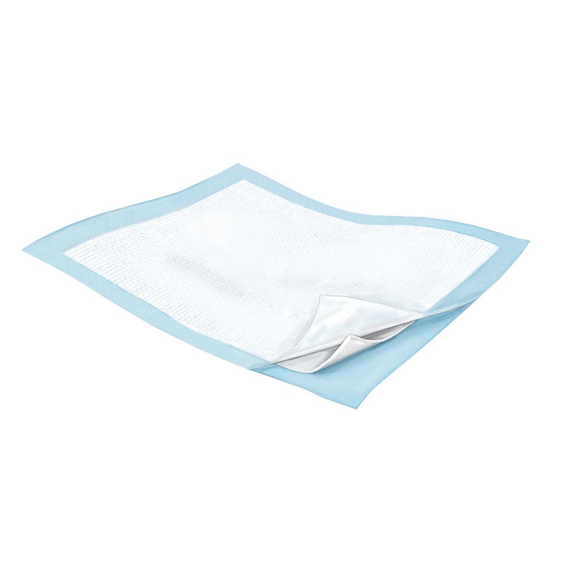 Underpad, 30" x 30" Fluff, Lt. Blue, 10/bg, 10 bg/cs (16 cs/plt) (Continental US Only)