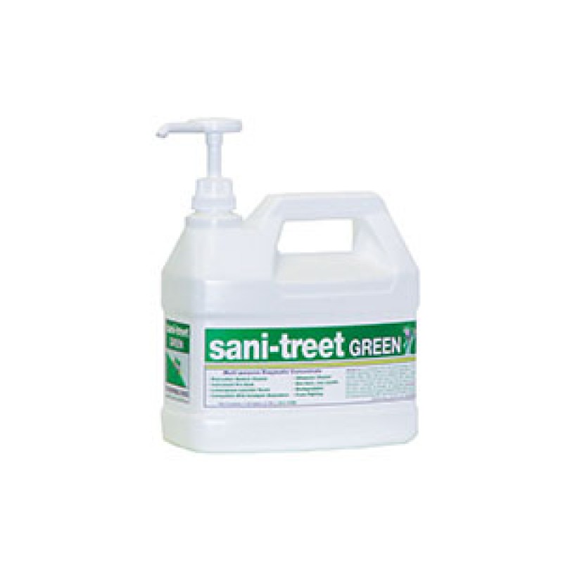 Enzyme Industries, Inc. 7000-NDC Sani-Treet Green, Gallon, Lemongrass-Lavender Scent, 4/cs (Item on Manufacturer Backorder  Inventory Limited when Available)
