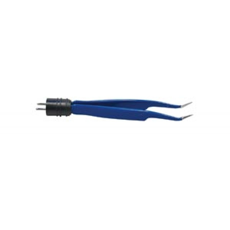 Symmetry Surgical, Inc. A824 Curved, 5", Fine, Smooth, Bipolar Forceps, Reuse, Non-Sterile