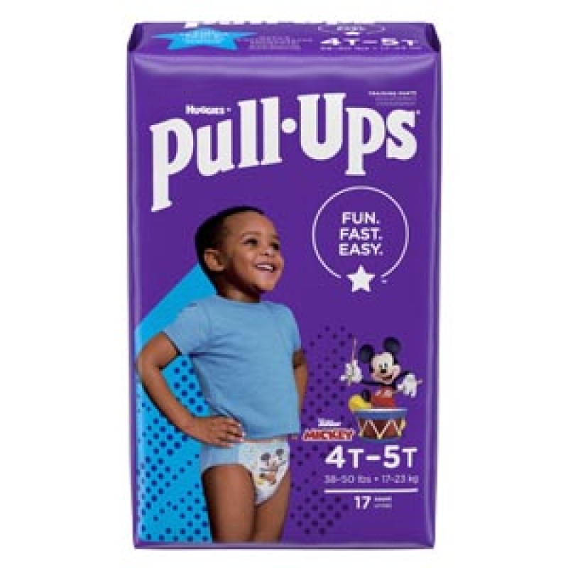 Kimberly-Clark Consumer 51358 Training Pants, 4T-5T, Boys Jumbo Pack, 17/pk, 4 pk/cs