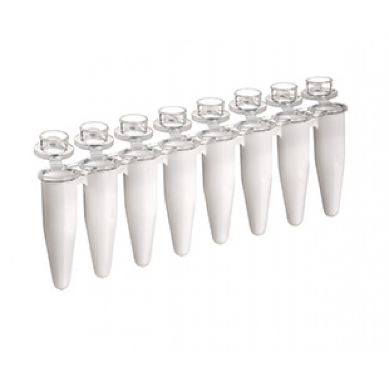 Sapphire PCR 0.2ml strips, standard white,  individual attached optical caps for Real Time PCR
