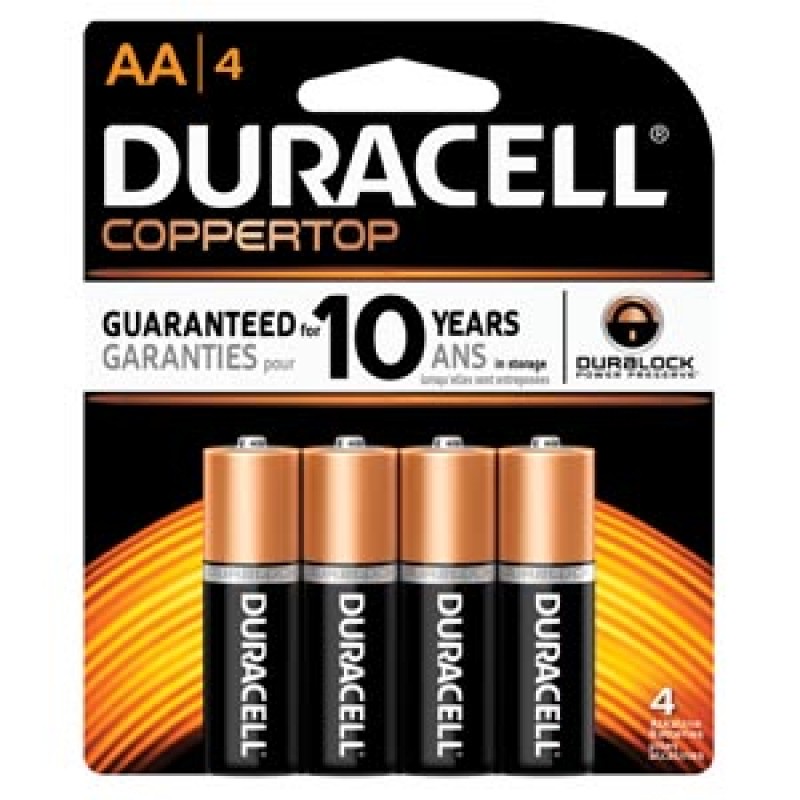 Duracell MN1500B4Z Battery, Alkaline, Size AA, 4pk, 14pk/bx, 4 bx/cs (UPC# 03561) (Products are not for Private Household Markets; Products cannot be sold on Amazon.com or any other 3rd party site)
