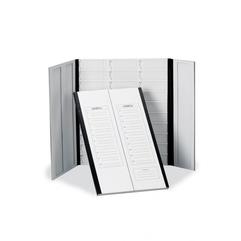 HS9902 Heathrow 20-Place Cardboard Slide Tray, Black (Case of 72)