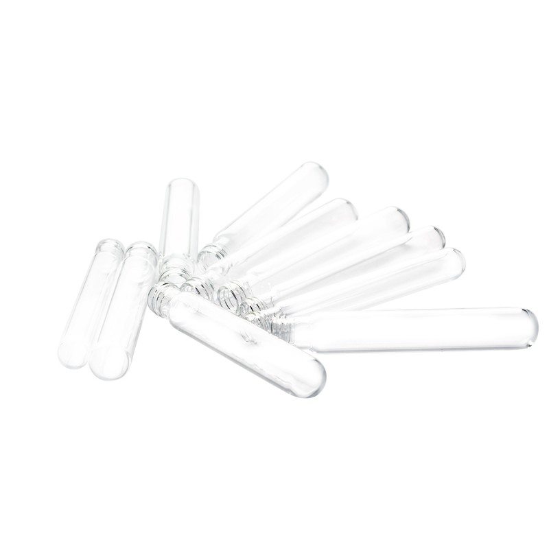 Corning 99449-13 PYREX® 13x100 mm Disposable Round Bottom Threaded Culture Tubes, Without Marking Spot or Caps, Bulk Pack