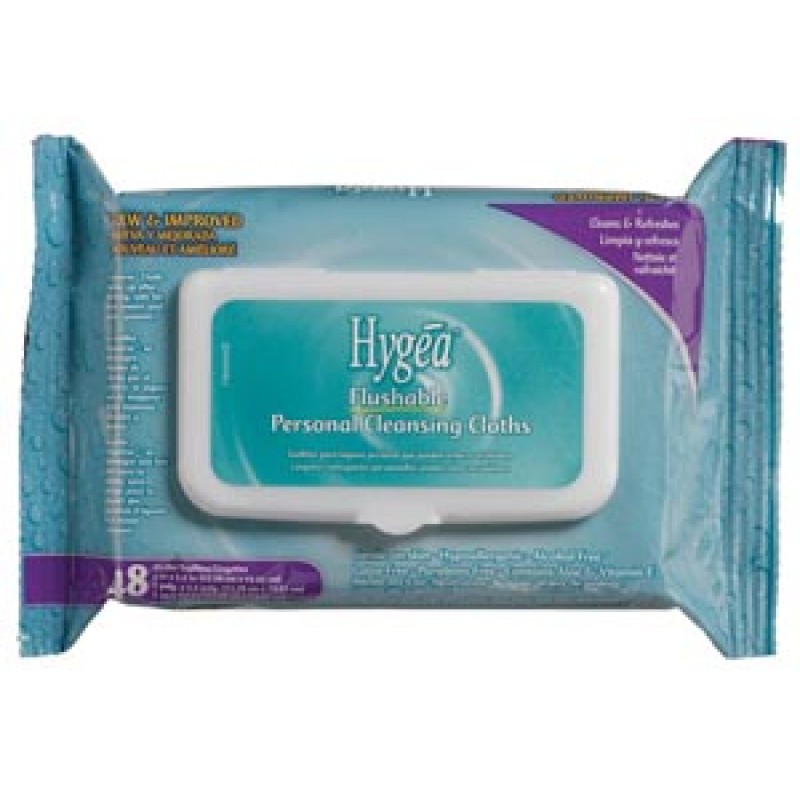 PDI - Professional Disposables, Intl. A500F48 Flushable Personal Cleansing Cloths, 5.5" x 7", 48/pk, 12 pk/cs (108 cs/plt) (Products cannot be sold on Amazon.com or any other 3rd party site) (US Only)